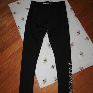 Grimfrost Shieldmaiden Black Womens Leggings, Large